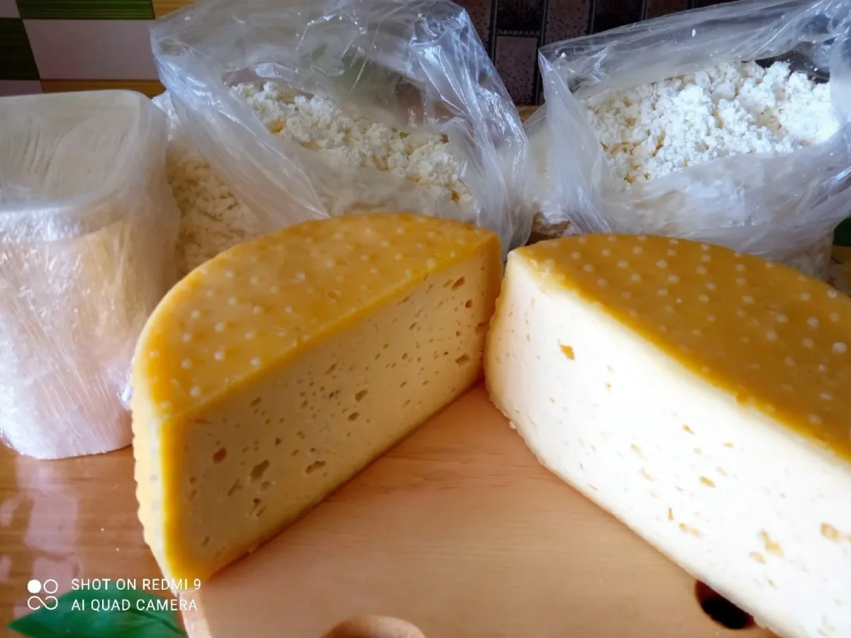 Домашние молочные продукты от семьи Сычевых